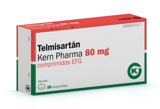 Kern Pharma refuerza su gama de antihipertensivos con Telmisartán Kern Pharma EFG