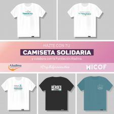 Diseño de las 5 camisetas solidarias