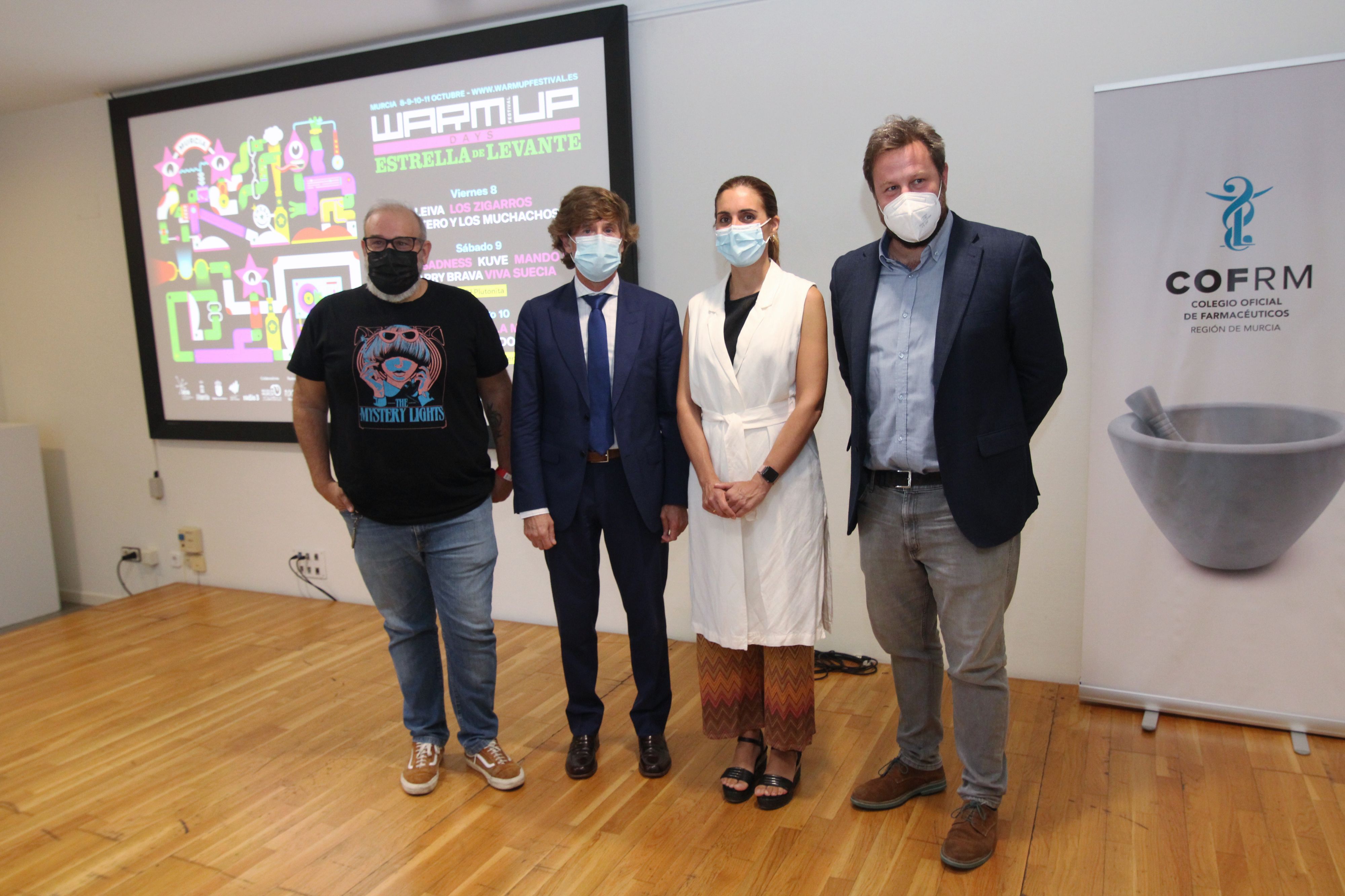 Paula Payá, José Ramón  Palazón, Jose Manuel Piñero y Yayo Delgado