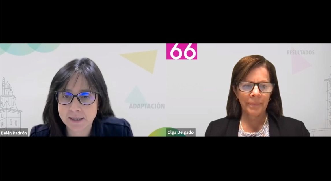 Belén Padrón y Olga Delgado