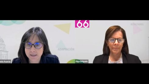 Belén Padrón y Olga Delgado