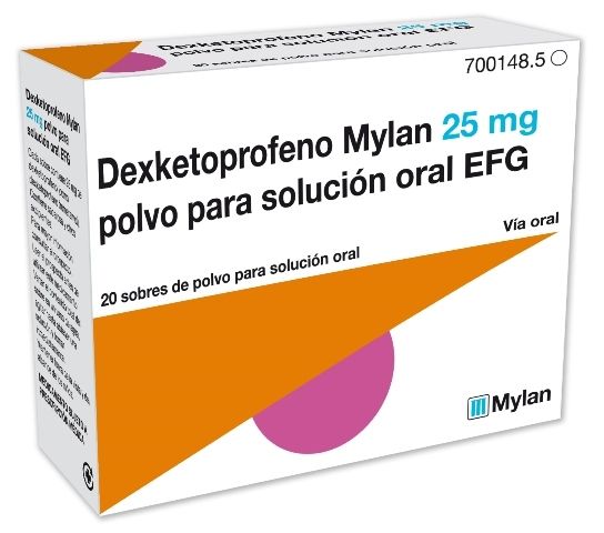 Nueva presentación de Dexketoprofeno Mylan EFG
