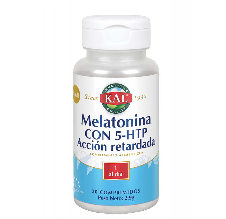 Melatonina con 5 HTP Acción retardada