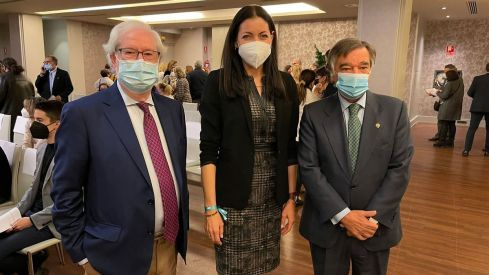 Carlos Ibañez, María Dolores Moreno Molino y Luis González Díez