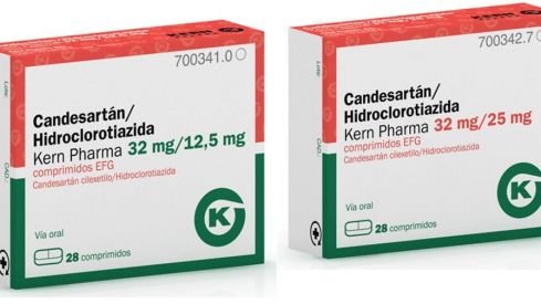 Kern Pharma lanza dos nuevas presentaciones de Candesartán/ Hidroclorotiazida EFG en comprimidos