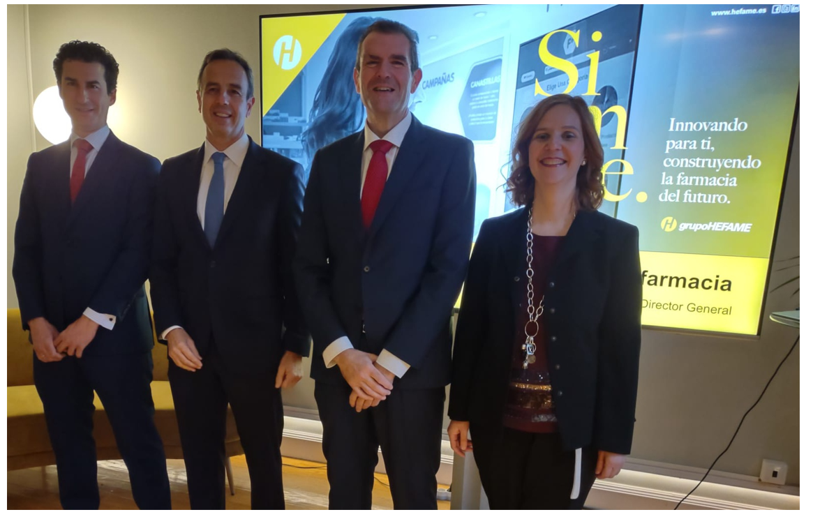 Ignacio Collado, Javier López, Enrique Ayuso, y Ana Oliver. 