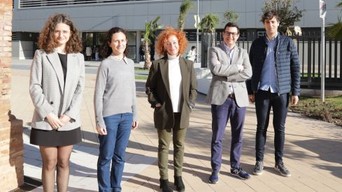  Gemma García Lluch, Consuelo Cháfer, Lucrecia Moreno, Juan Pardo y Hernán Ramos