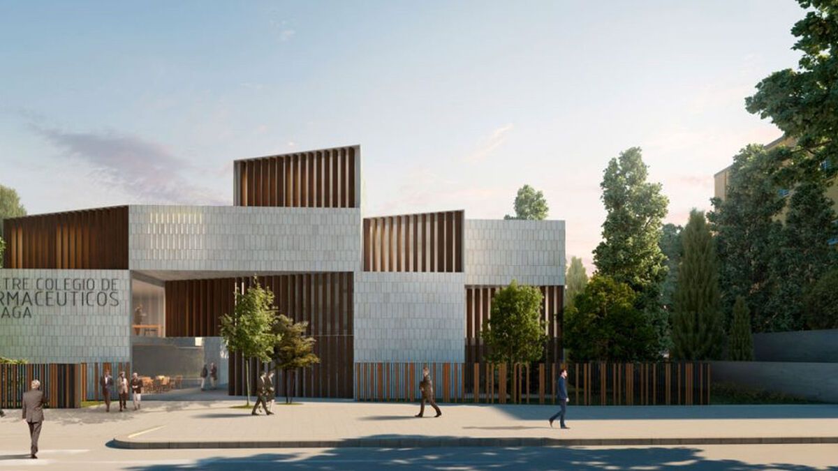 Imagen virtual de la nueva sede del COF de Málaga
