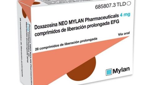 Doxazosina Neo Mylan Pharmaceuticals 4 mg EFG Doxazosina Neo Mylan Pharmaceuticals 4 mg EFG