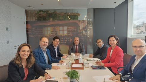 Ana López Casero, Rafael Areñas, Manuel Martínez del Peral, Jesús Aguilar, Luis Panadero, Raquel Martínez y Óscar López
