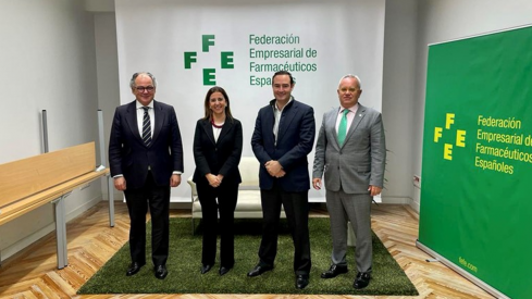 Ángel Luis Rodríguez de la Cuerda, Mar Fábregas, Luis de Palacio y Carlos Gallinal