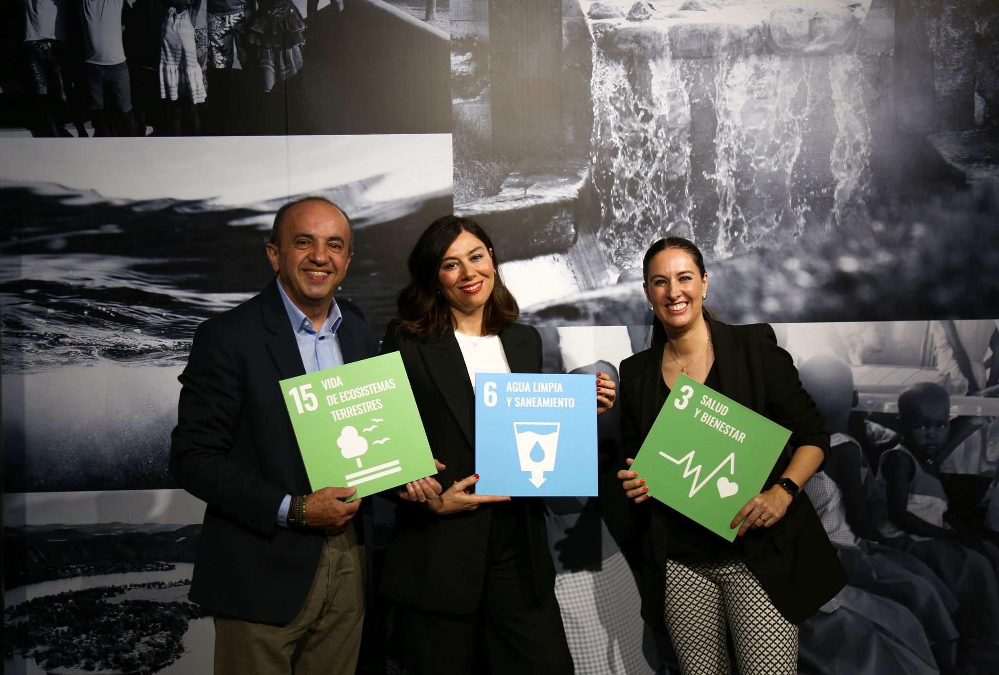 José Luis Gallego, Susana Rodríguez e Isabel de Villota