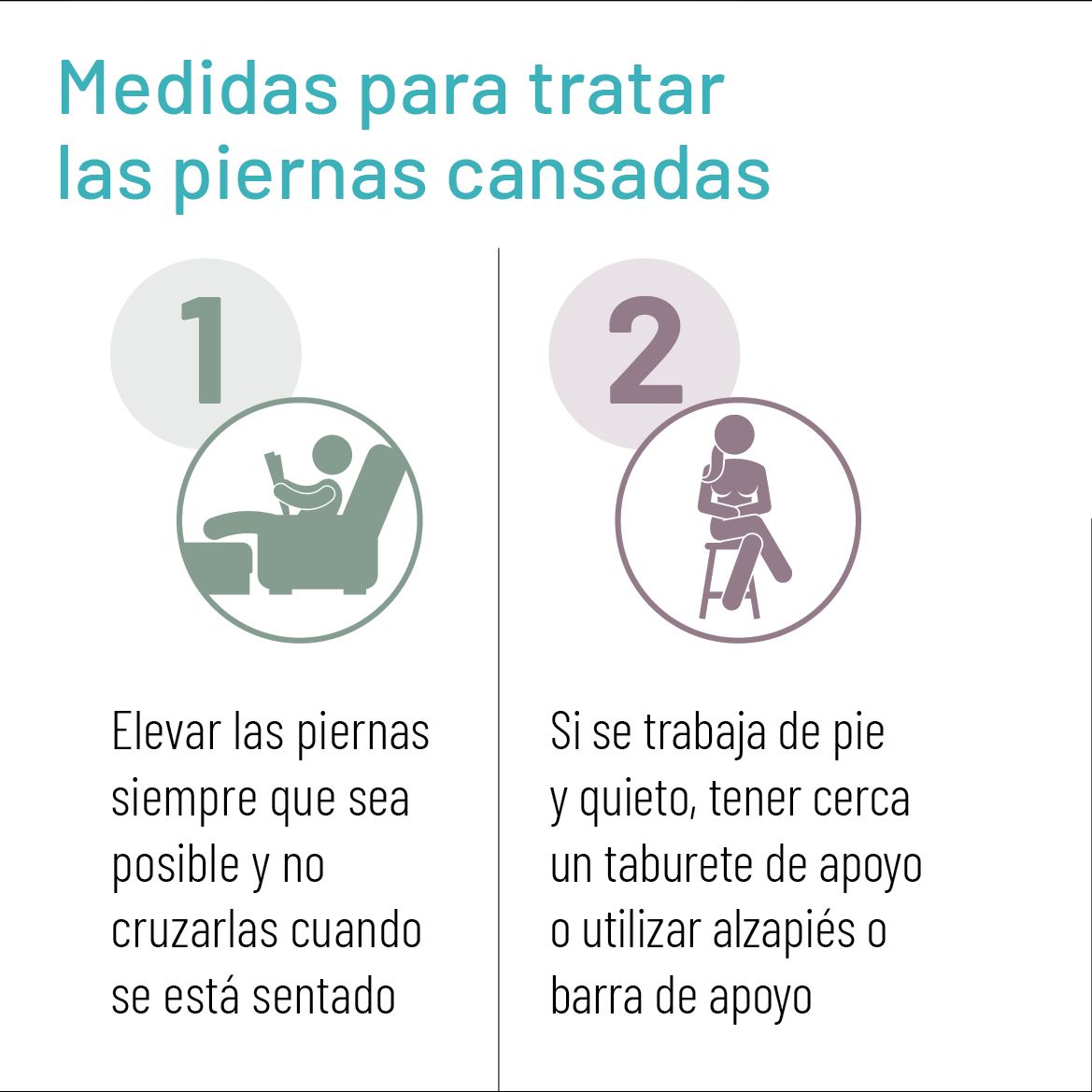 Consejos sobre mala circulación de piernas: piernas cansadas