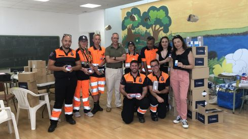 El equipo de voluntarios