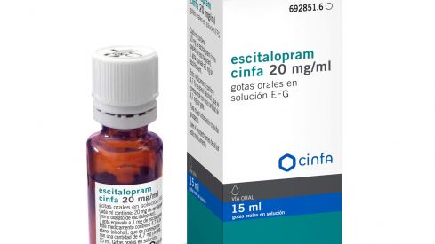 Cinfa lanza escitalopram gotas orales en solución EFG