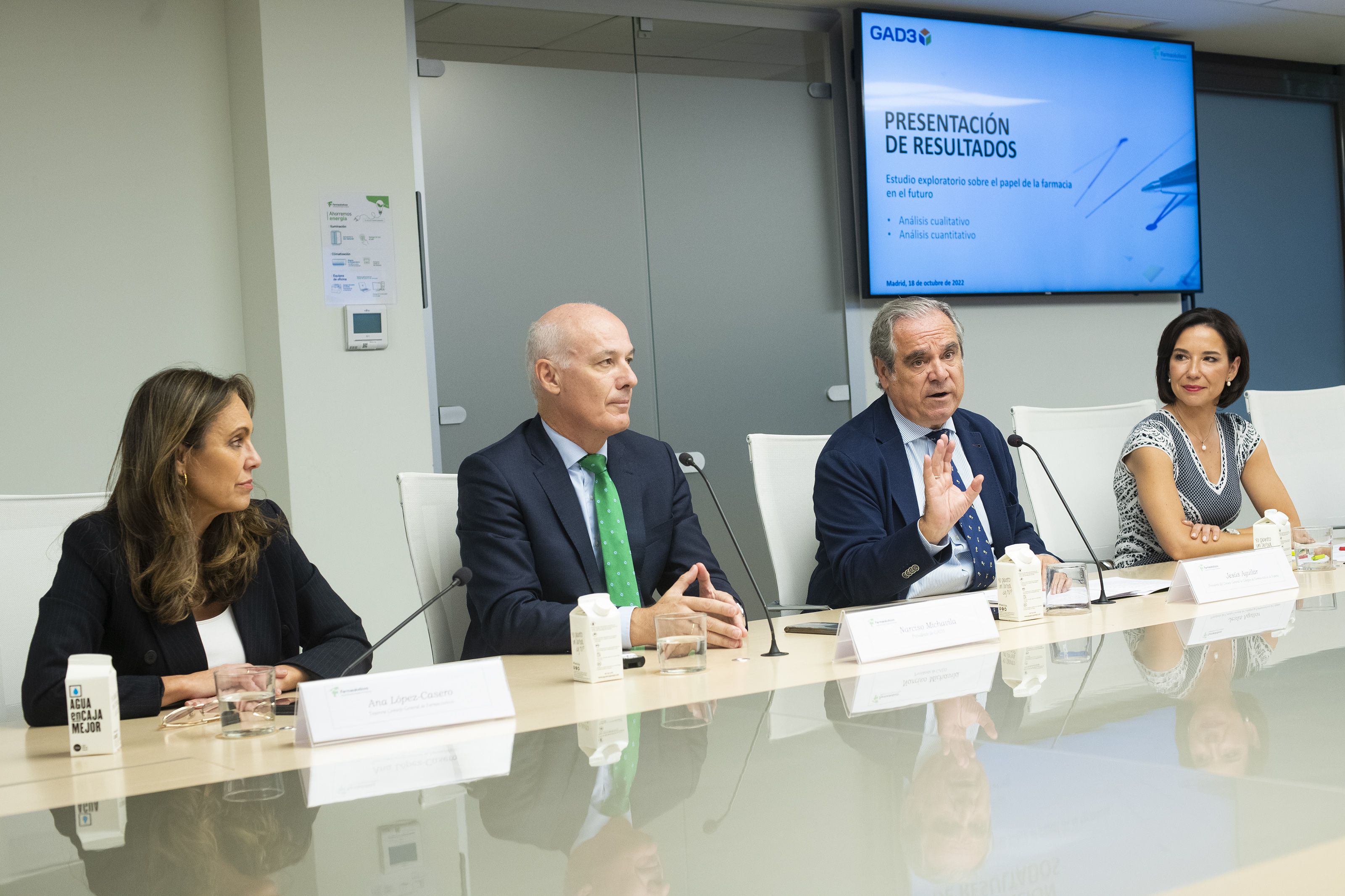 Ana López-Casero, Narciso Michavila, Jesús Aguilar y Raquel Martínez