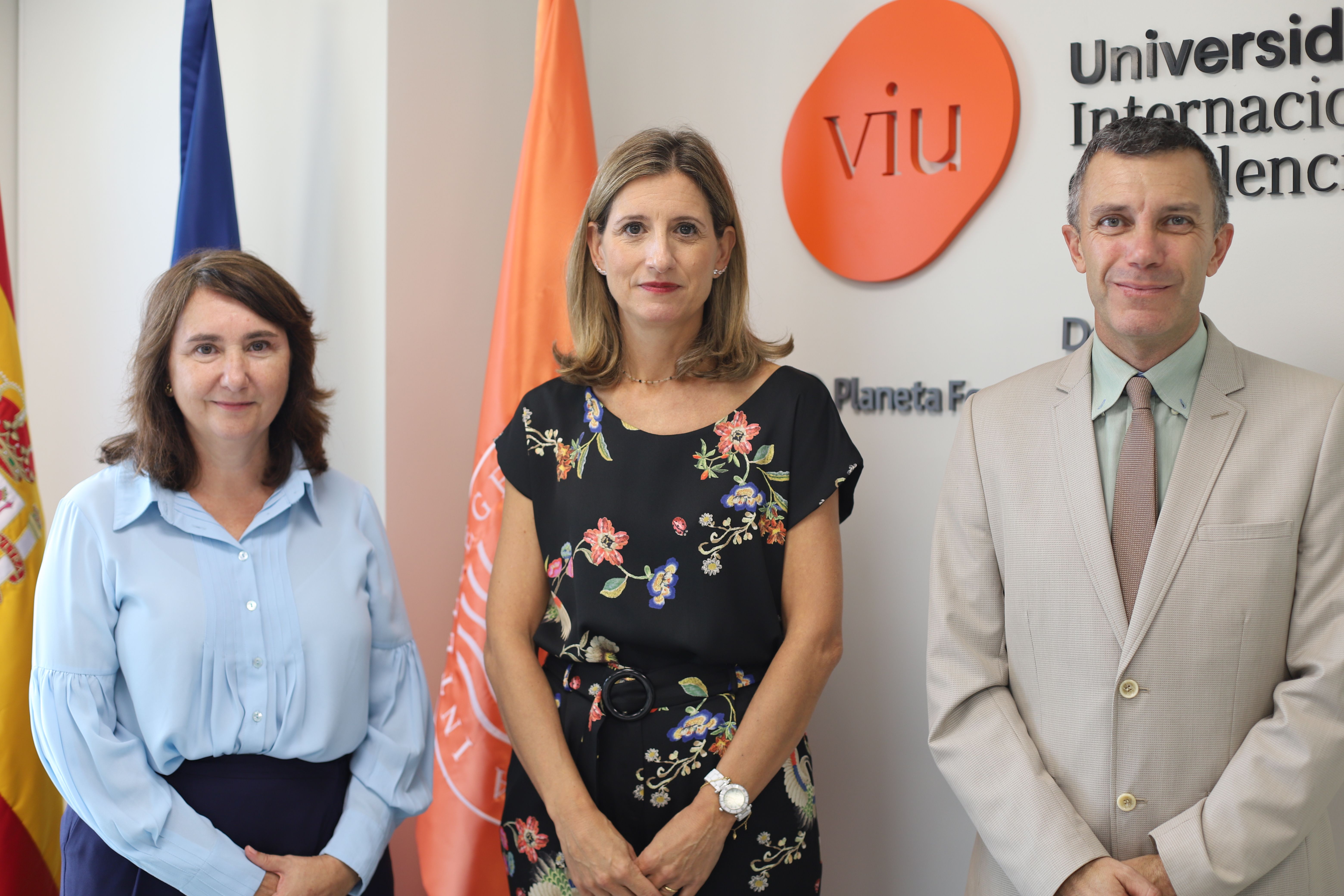 Sara Valverde, Eva María Giner y Vicente Gea