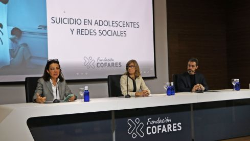 Sofía Azcona, María José Penzol y Luis Fernando López Martínez
