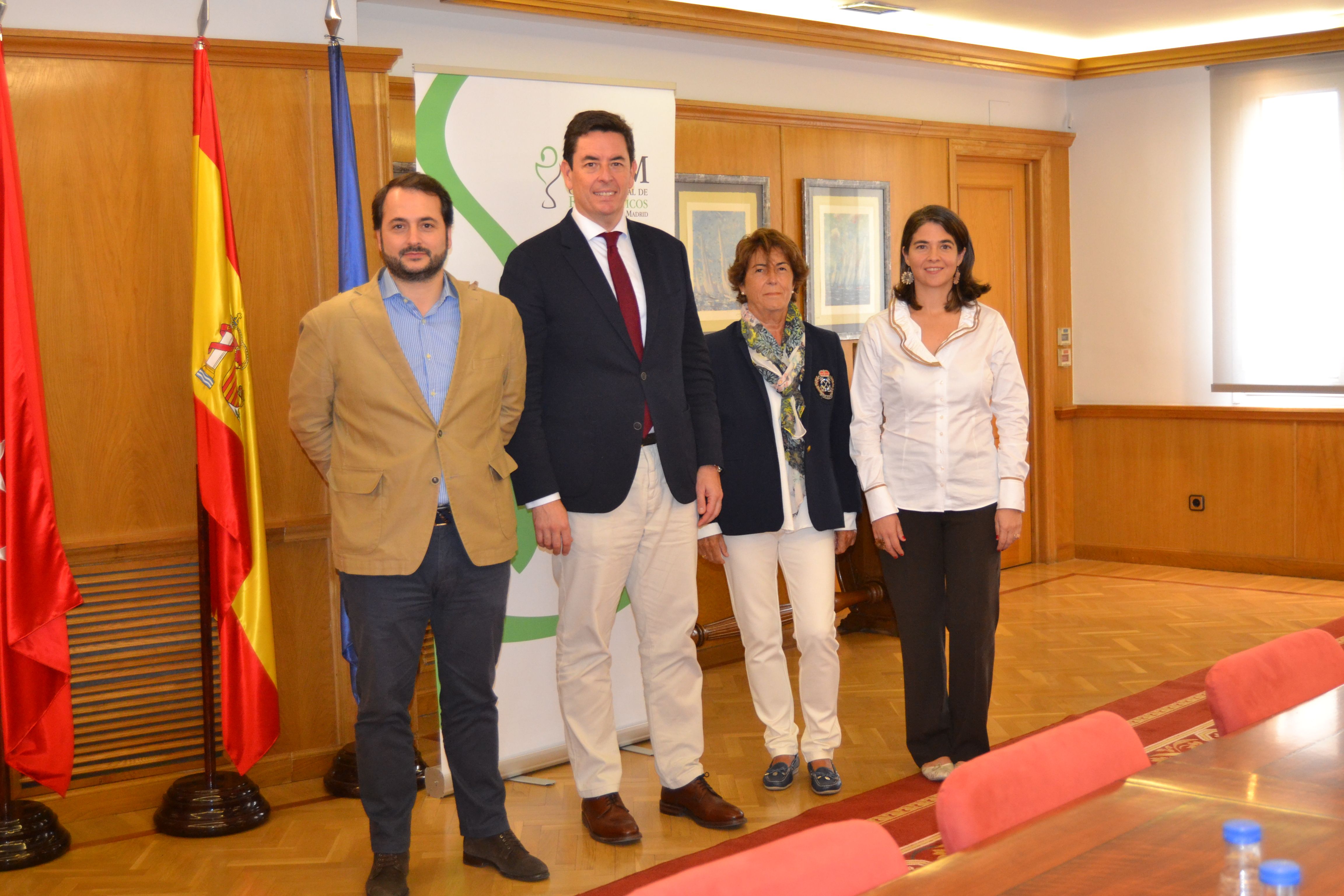 Alberto Gómez, Manuel Martínez del Peral, Yolanda Tellaeche y Esther Calvo de Mora 