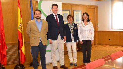Alberto Gómez, Manuel Martínez del Peral, Yolanda Tellaeche y Esther Calvo de Mora 
