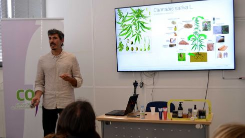 Adán de Salas, neurobiólogo, en el coloquio sobre el cannabis medicinal 
