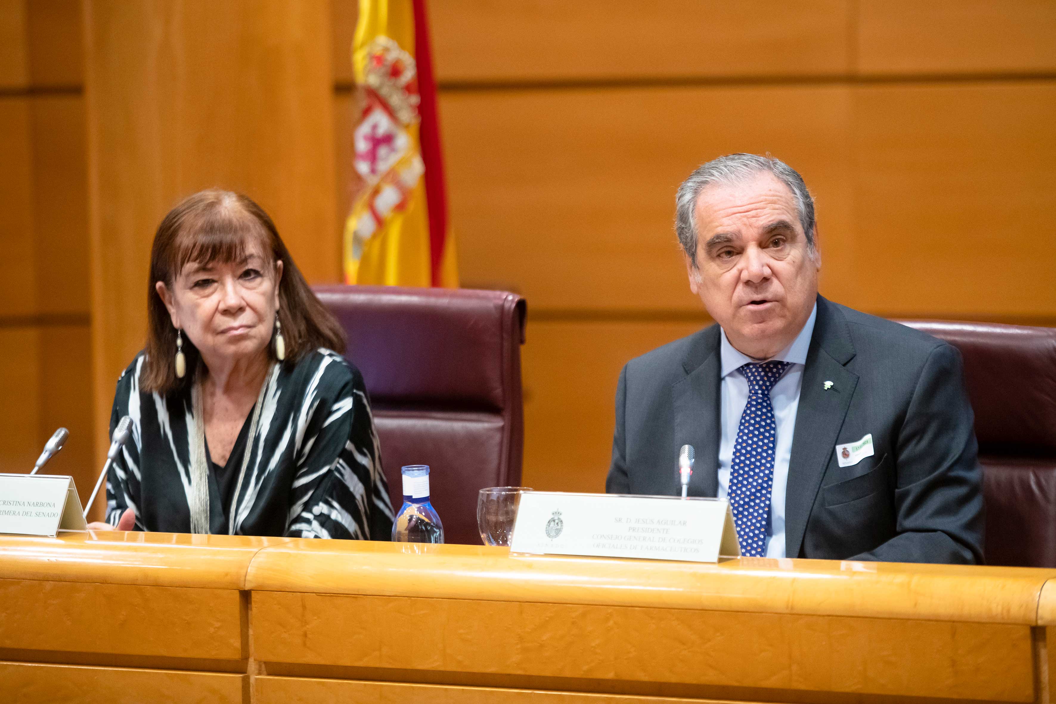Cristina Narbona y Jesús Aguilar