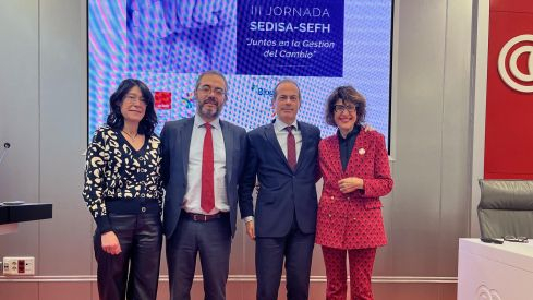 De izquierda a derecha: Olatz Ibarra, Ismael Escobar, Francisco Marí  y Candela Calle