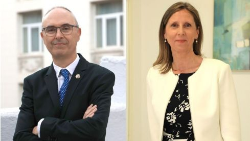 Óscar López e Inmaculada Bel