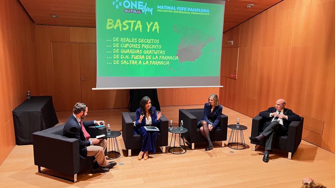 Luis de Palacio, Elena Jiménez, Cristina Ibarrola y Enrique Granda