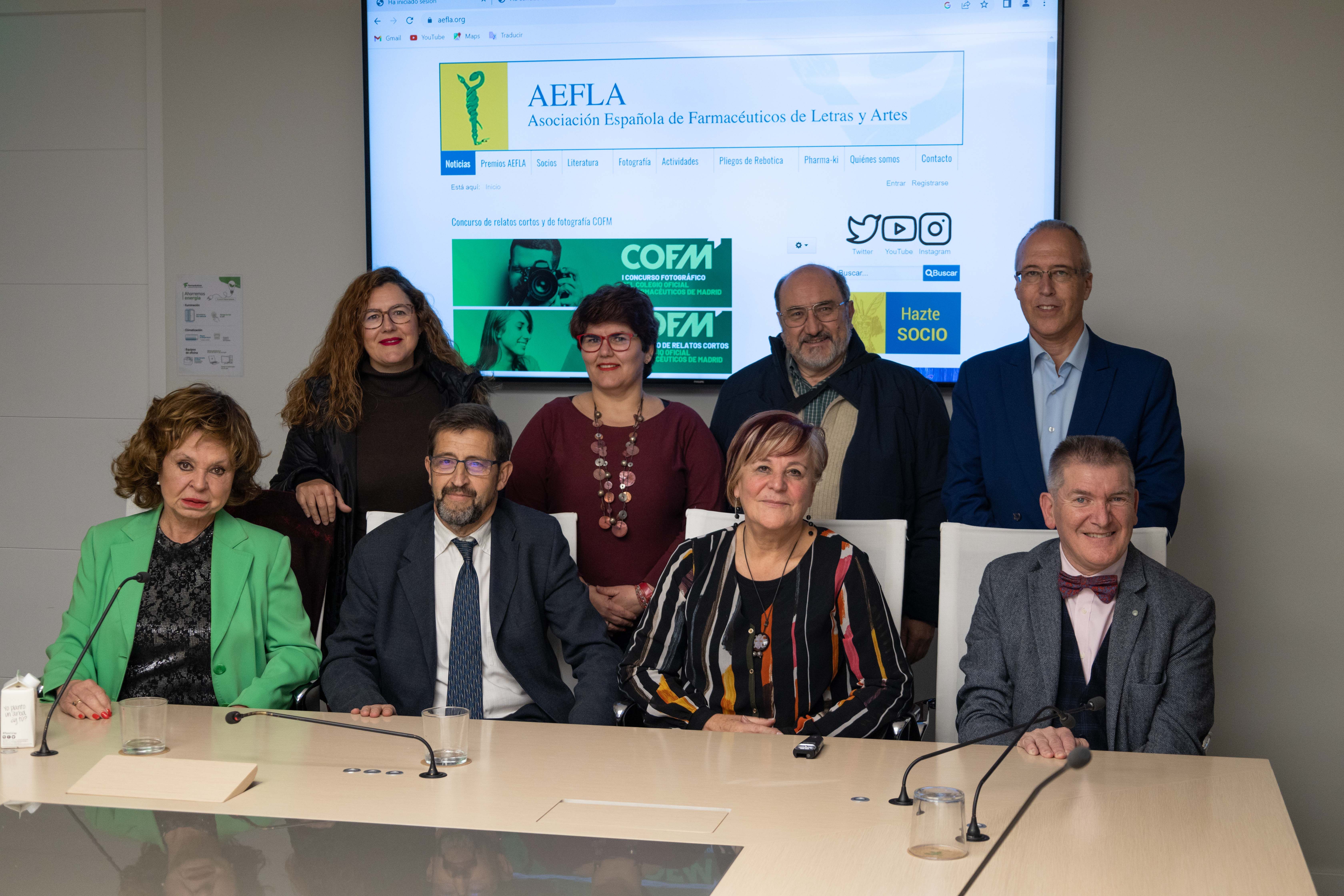 La nueva junta directiva de AEFLA