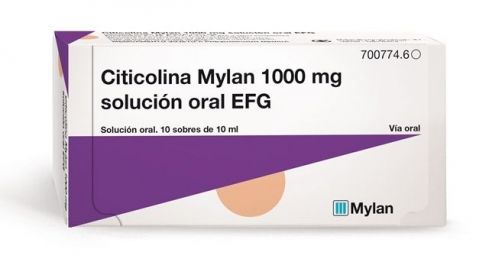 Citicolina Mylan 1000 mg solución oral EFG