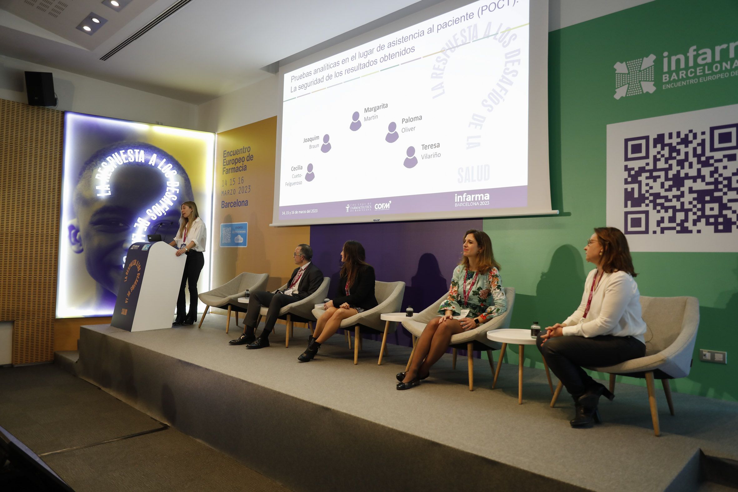 Cecilia Cueto-Felgueroso, Joaquim Braun, Margarita Martín, Paloma Oliver y Teresa Vilariño