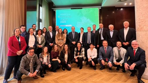 Los participantes en la Jornada de Farmacia Latina