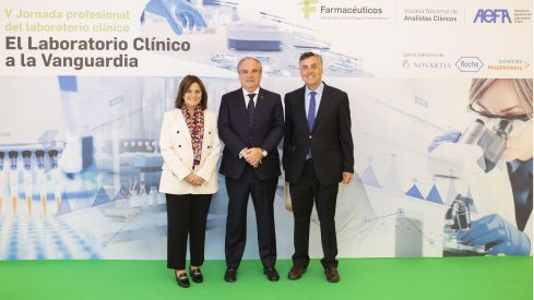 Pilar Marí, Jesús Aguilar y Antonio Rider