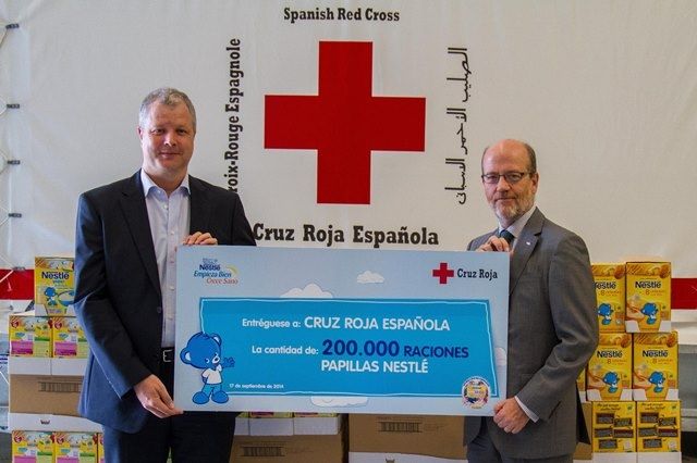Alimentos Infantiles Nestlé dona 200.000 raciones de papillas a Cruz Roja Española Alimentos Infantiles Nestlé dona 200.000 raciones de papillas a Cruz Roja Española