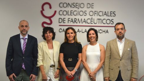 Pablo Silvestre, Marta Arteta, Concepción Sánchez, M.ª Luz Moya y Francisco Javier Jimeno 