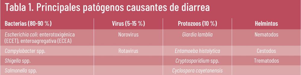 28 EF 623 TE INTERESA diarrea del viajero Tabla 1