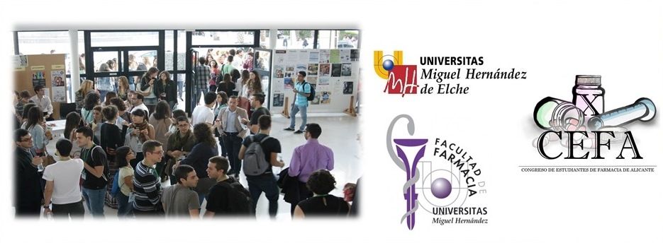 X Congreso de Estudiantes de Farmacia de Alicante X Congreso de Estudiantes de Farmacia de Alicante