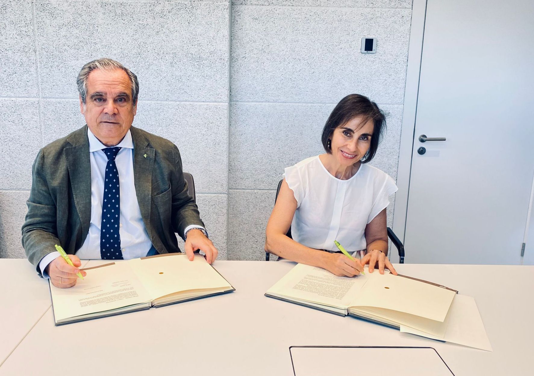 Jesús Aguilar y Yolanda Gilaberte