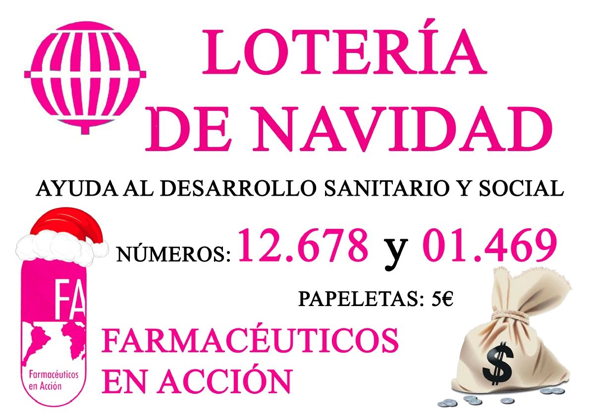 Farmacéuticos en Acción inicia la venta de la Lotería de Navidad