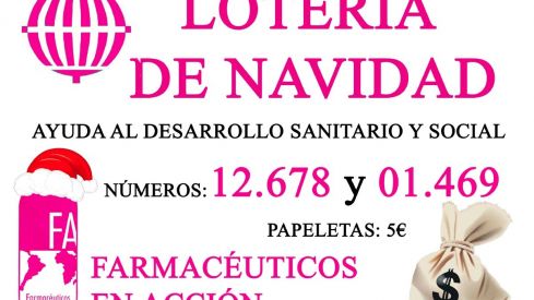 Farmacéuticos en Acción inicia la venta de la Lotería de Navidad