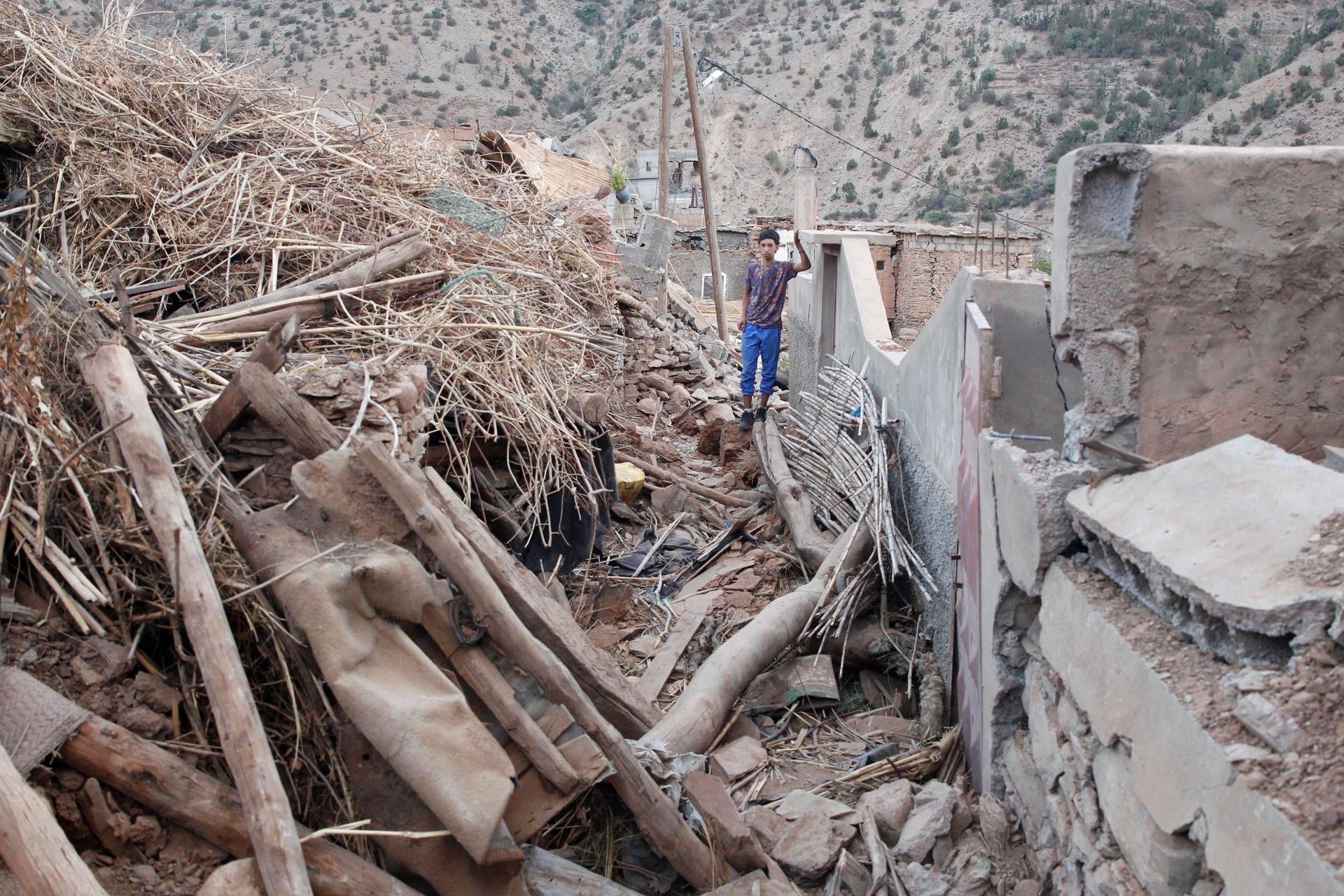 Acción Humanitaria Farmamundi en Marruecos. Foto EFE
