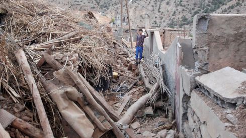 Acción Humanitaria Farmamundi en Marruecos. Foto EFE