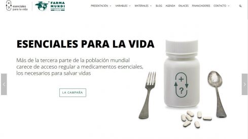 Farmamundi rediseña su web ‘Esenciales para la vida’ con más contenidos sobre acceso a medicamentos Farmamundi rediseña su web ‘Esenciales para la vida’ con más contenidos sobre acceso a medicamentos