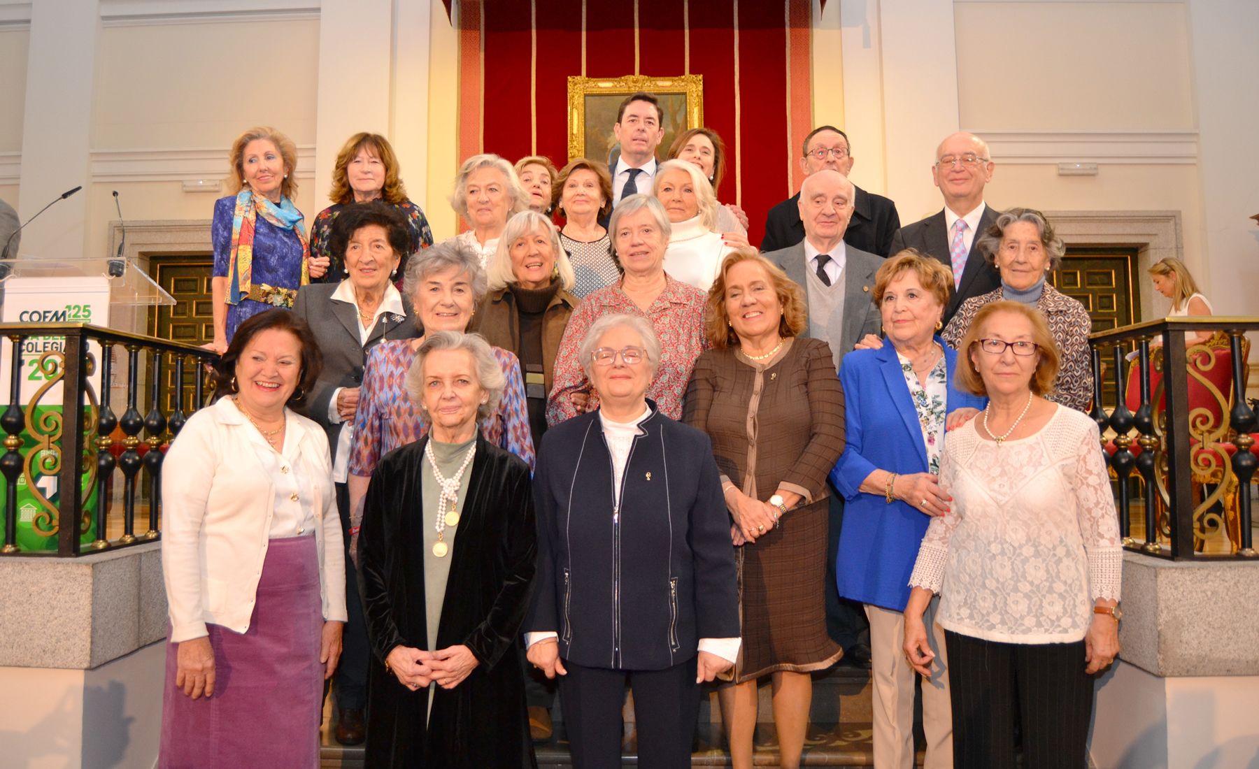 El COFM celebra su Día del Colegiado rindiendo homenaje a los farmacéuticos que han cumplido 50 y 25 años de profesión