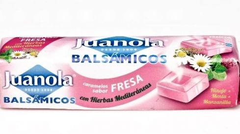 Nuevos caramelos balsámicos Juanola sabor fresa