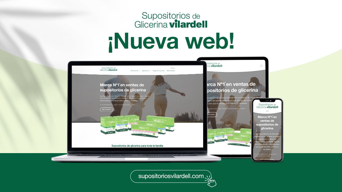 Laboratorios Vilardell relanza su web de supositorios de glicerina 