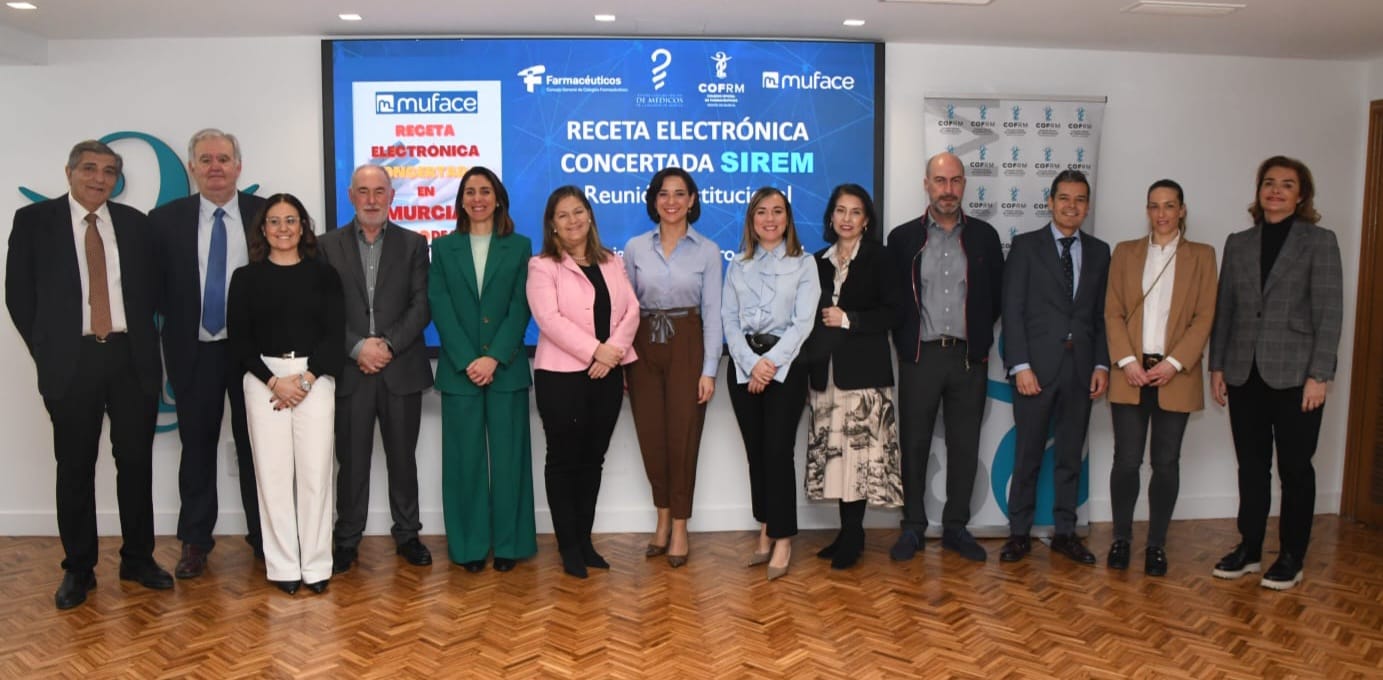 La receta electrónica concertada de MUFACE llega a Murcia