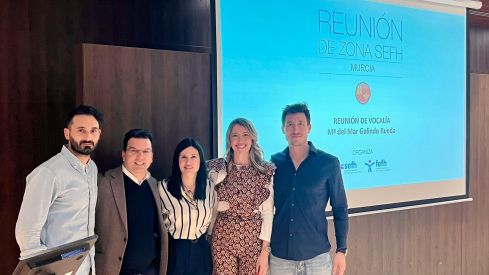 Carlos Romanillos, Ramón Morillo, Almudena Mancebo, Mar Galindo y Xavier Oleart.