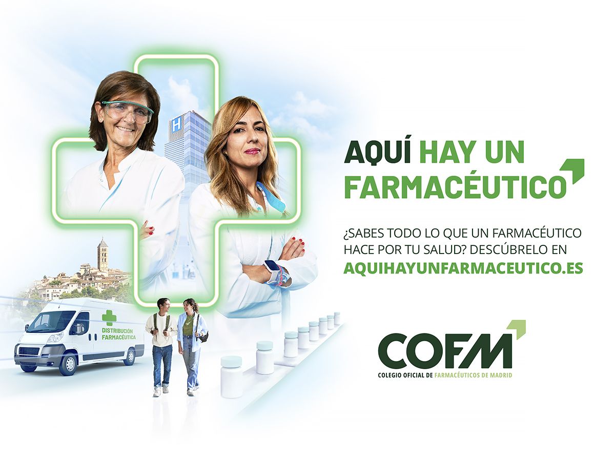 ‘Aquí hay un farmacéutico’: la campaña del COF de Madrid supera los 50 millones de impactos